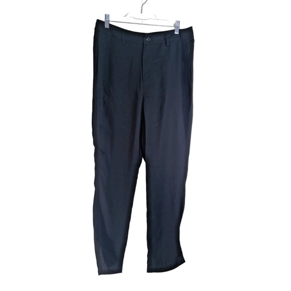 BCBGeneration Black Tapered Pants Women's Medium Minimalist Neutral - Picture 1 of 8